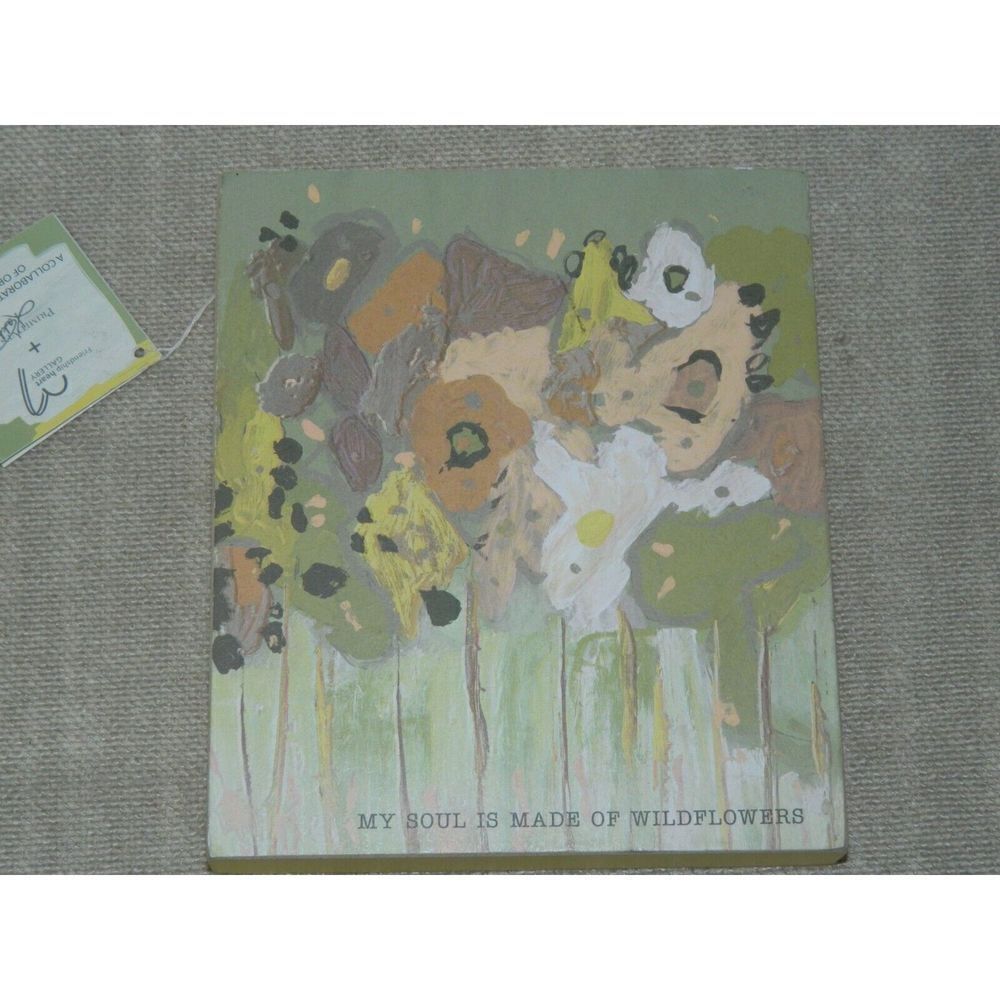 Primitives by Kathy‎ Block Sign Farm Sweet Farm 3D Floral Farmhouse Decor Rustic